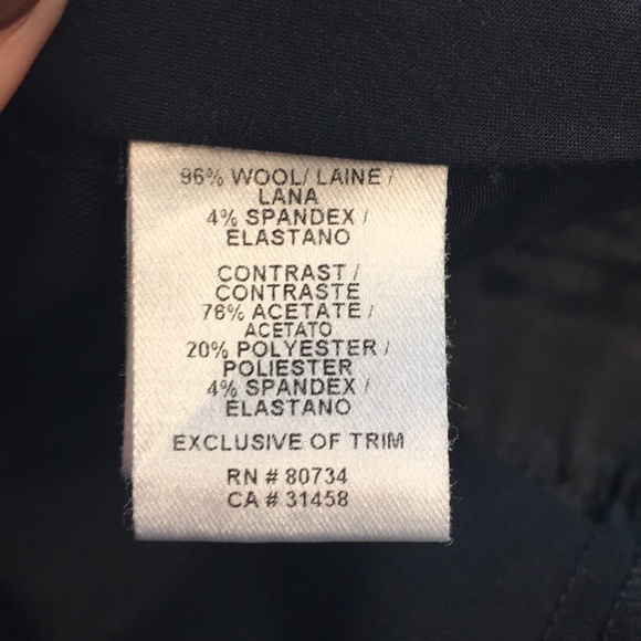 BCBGMAXAZRIA wool slim flare nwt tuxedo side pants - Picture 8 of 9